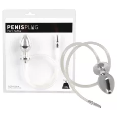   You2Toys - Piss to Ass Plug - ihålig analplugg med urinrörsutvidgare