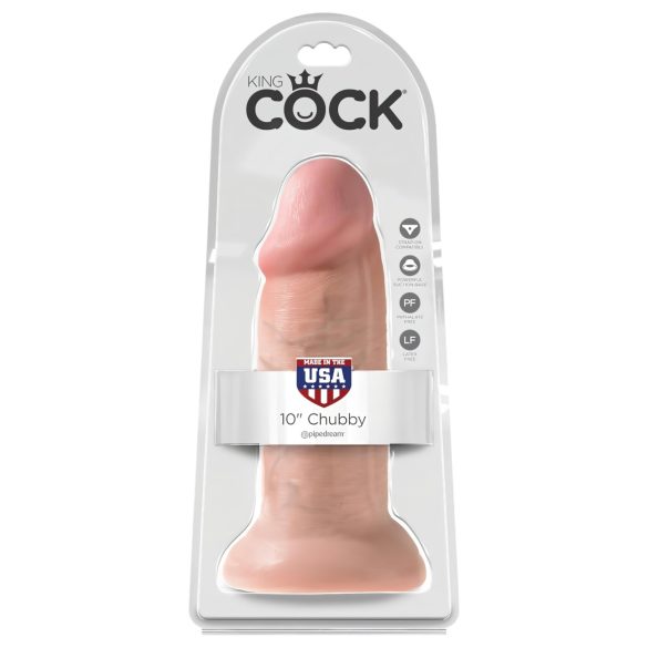 King Cock 25 cm Dildo - Naturfärg