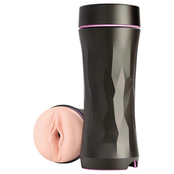 mystim - elektrisk vaginatränare - vagina - natur/svart