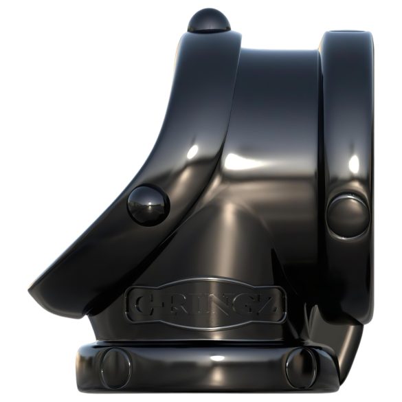 Fantasy Rock Hard - penisring och testikelsträckare - svart