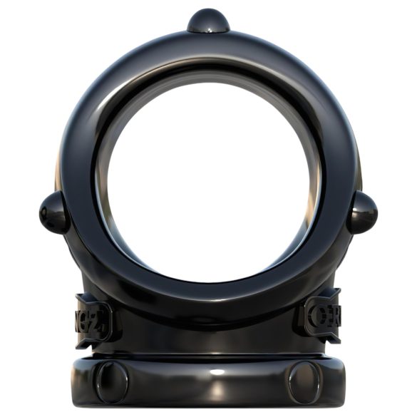 Fantasy Rock Hard - penisring och testikelsträckare - svart