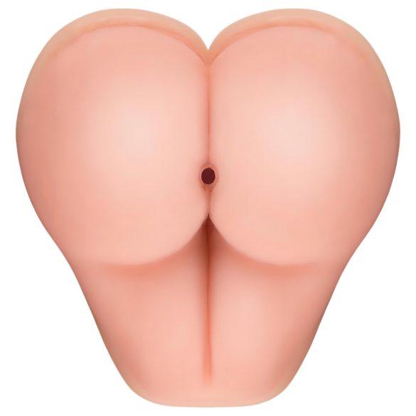 Nature Skin - sexleksak 2-i-1 rumpa och penisfodral - naturfärg