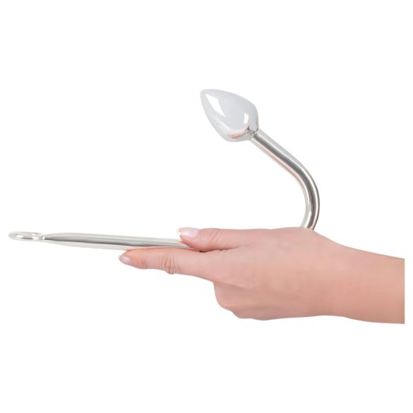 You2Toys - analhook i aluminium - 179g - silver