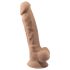Silexd 7 - Dildo med sugkopp - 17,5 cm (natur)