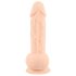24cm Silexd dildó med sugkopp - Naturlig