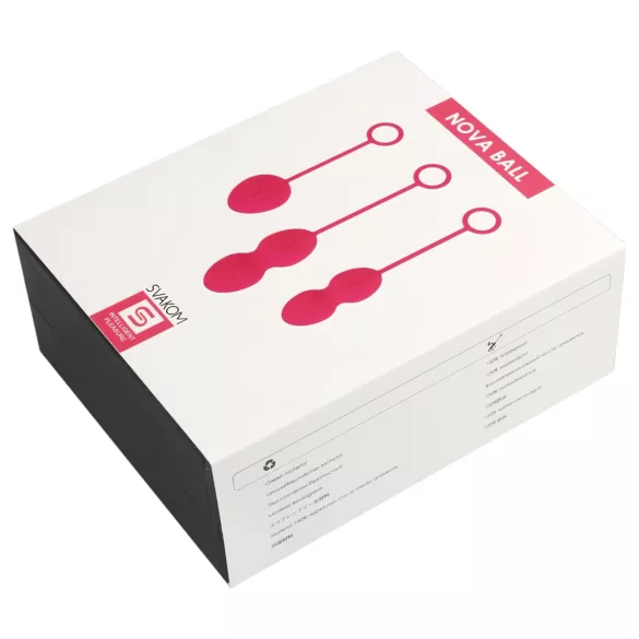 Svakom Nova - geishakulor set 3 delar - röd