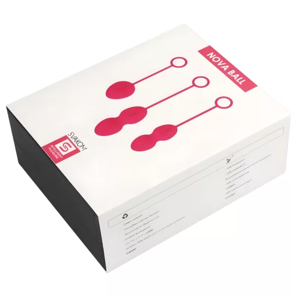 Svakom Nova - geishakulor set 3 delar - röd