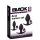 Black Velvet silikon analpluggset (3 delar) - svart