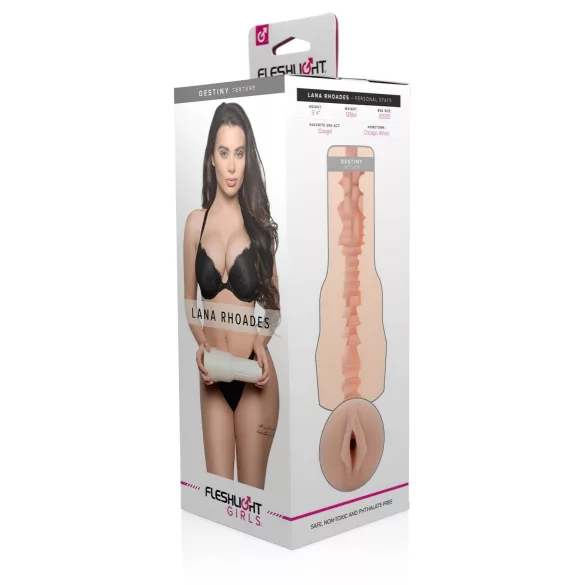 Fleshlight - onanihylsa vagina - realistisk känsla - naturfärg
