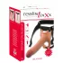 Realistixxx - strap-on dildo - ihålig - naturfärg