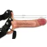 Realistixxx - strap-on dildo - ihålig - naturfärg