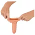 Realistixxx - penisförlängare med ring - 19 cm - naturfärg