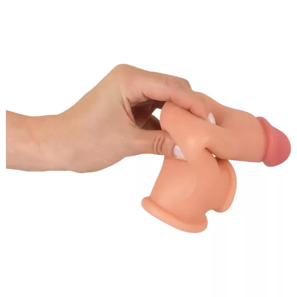 Realistixxx - penisförlängare med ring - 19 cm - naturfärg