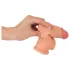 Realistixxx - penisförlängare med ring - 19 cm - naturfärg