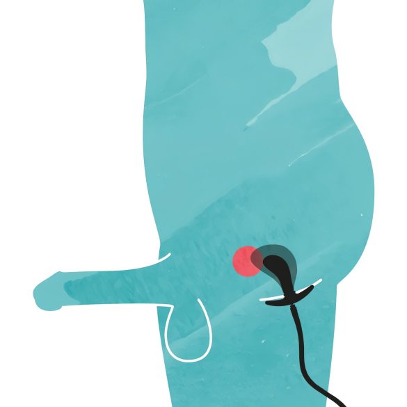 You2Toys - uppblåsbar analplugg - svart