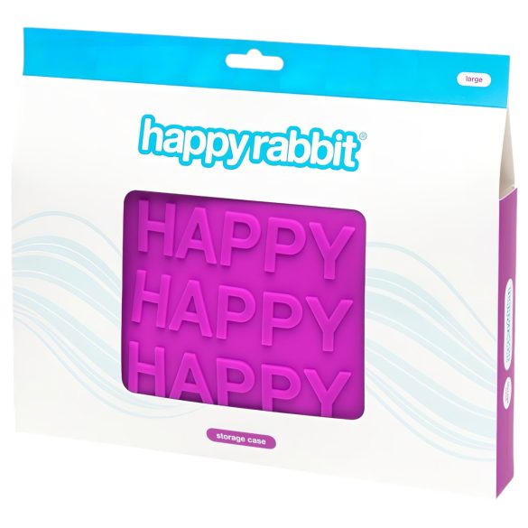 Happyrabbit - sex-leksak necessär (lila) - stor