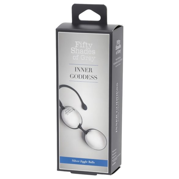Femtio nyanser av grått Inner Goddess - geishakulor (silver)