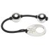 Femtio nyanser av grått Inner Goddess - mini geishakulor (silver)