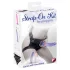 You2Toys - strap-on set - dubbeldildo kit - svart