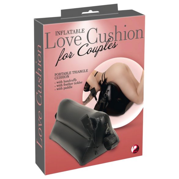 You2Toys Kärlekskudde - uppblåsbart sextillbehörset (svart)