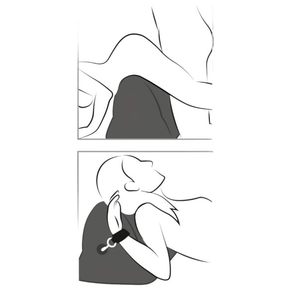 You2Toys - uppblåsbar sexkudde set - svart