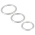 You2Toys Metallic - silikon penisring set (3 delar)