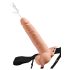 Fetish Strap-On 7,5 - påspännbar sprutande dildo (naturlig)