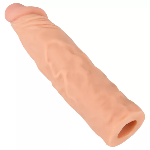 Nature Skin - penissleeve förlängare förtjockare - 19,5 cm