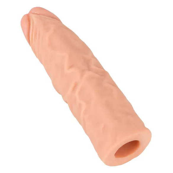 Nature Skin - penissleeve förlängare förtjockare - 19,5 cm