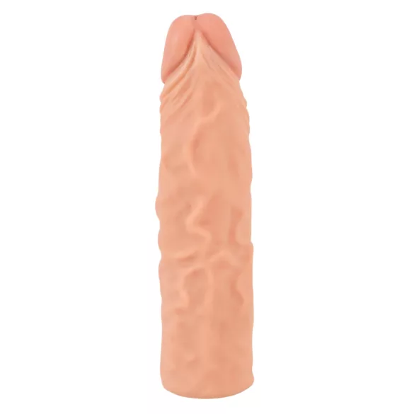 Nature Skin - penissleeve förlängare förtjockare - 19,5 cm