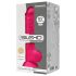 Silexd 9,5 - Sugkopp Dildo med Testiklar - 24 cm (Rosa)