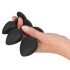 Black Velvet - Analsats (4 delar) - svart