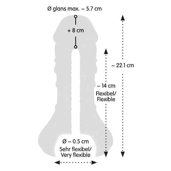 Nature Skin - masturbator och penisöverdrag - realistisk känsla - hudfärgad