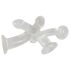 Kristallklar - 3-delad analdildo set (transparent)