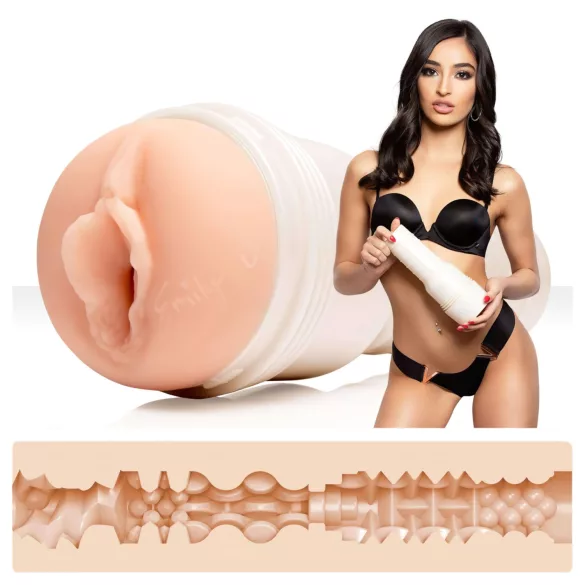 Fleshlight Emily Willis Squirt - realistisk konstgjord vagina (naturfärg)