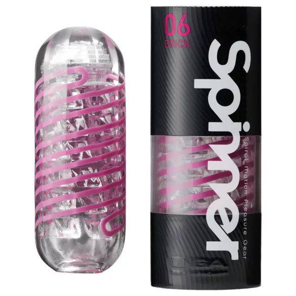 TENGA Spinner Brick - masturbator - genomskinlig