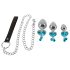 You2Toys - Analplugg Set - Anala Plugg Set med Koppel (Silver)