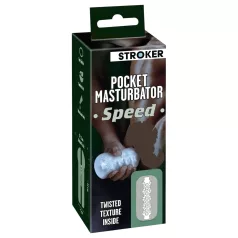  STROKER Speed - onaniprodukt för män - genomsynlig masturbator