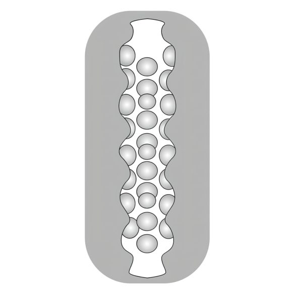 STROKER Speed - Genomskinlig Masturbator (Anatomisk Design)