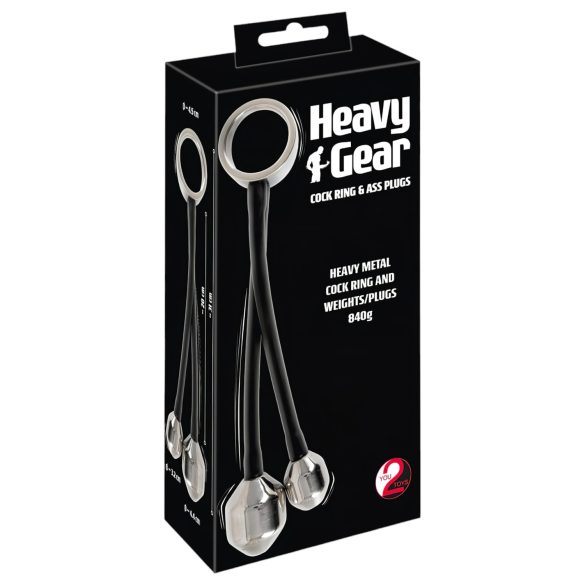 You2Toys Heavy Gear - analring med vikt (svart)