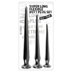 You2Toys - extra lång analpluggsset (3‑delat, svart)