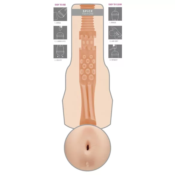Fleshlight - onanator för män - bakdel - Eva Lovia Spice