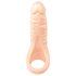 Realistixxx - dubbel dildo med penisring - realistisk - natur