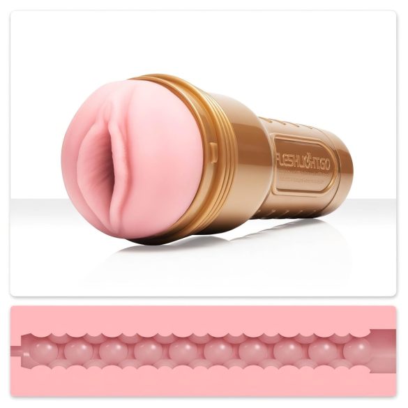 Fleshlight GO Träningsenhet Lady - kompakt vagina (rosa)