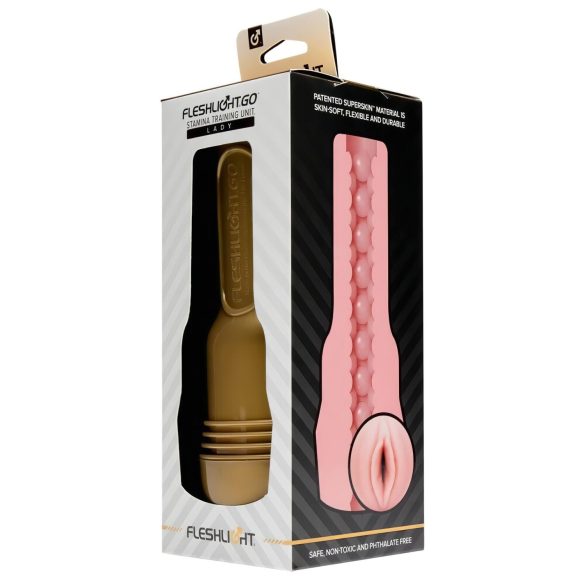 Fleshlight - kompakt masturbator vagina - träningsenhet rosa