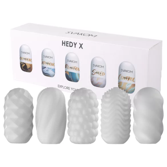 Svakom - onanitägg set - 5-pack - olika strukturer