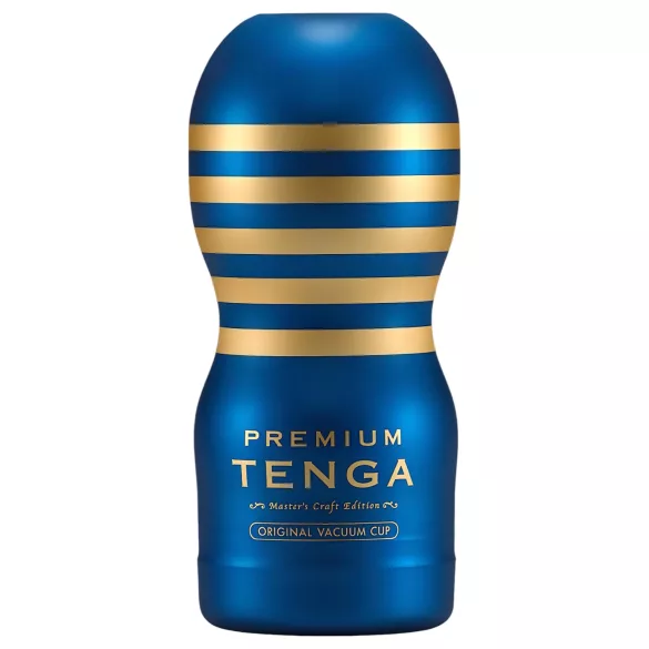 TENGA Premium Original - engångsmasturbator - blå
