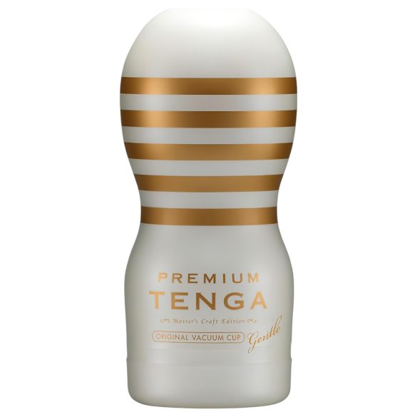 TENGA Premium Gentle - Engångsmasturbator (vit)