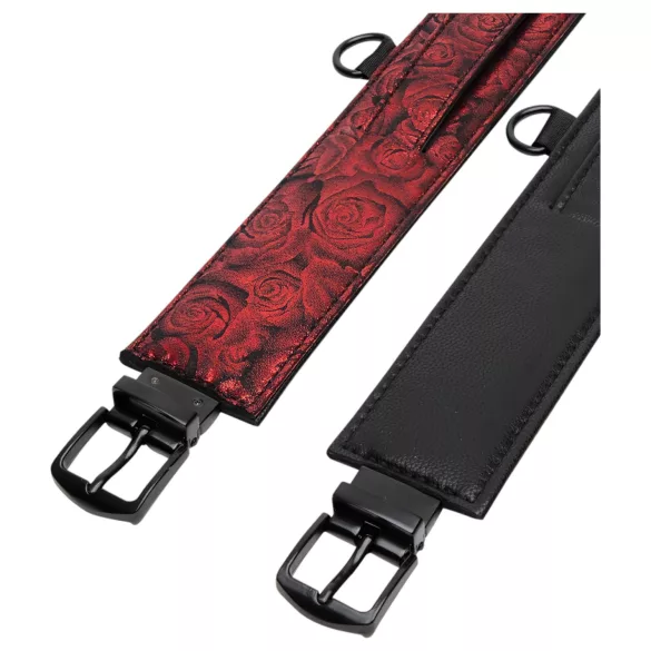 Fifty Shades of Grey - fotbojor - justerbara - svart/röd