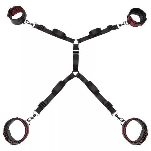 Fifty Shades of Grey - handbojor set - svart/röd